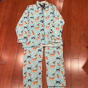 The cats pajamas . PJ SALVAGE  flannel pjs